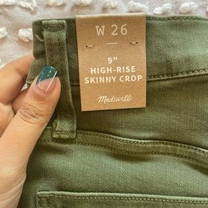 Madewell 9in Skinny Crop Jeans